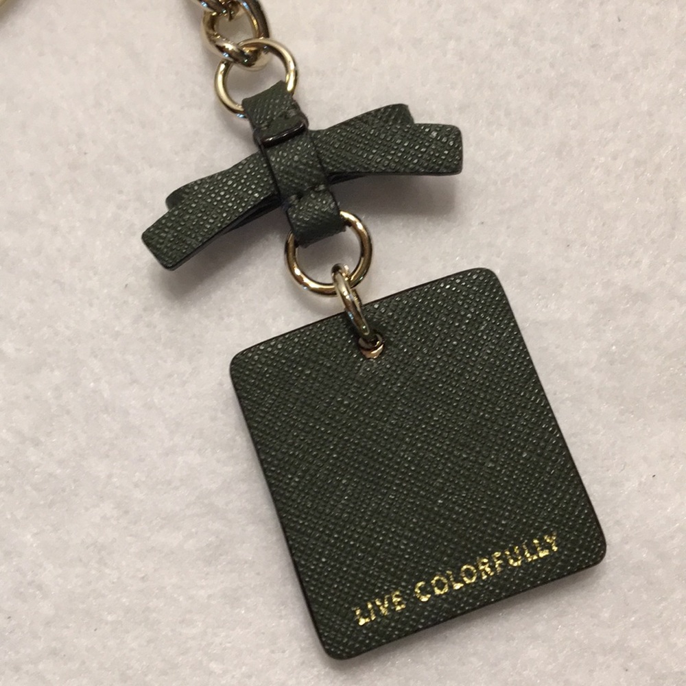 KATE SPADE LEATHER KEYRING BAG ACCESSORY 2018 NWT - Picture 3 of 8